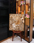 3D Layered Guitar Wood Art