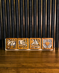 Layered Wood Coaster Set